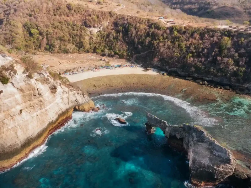 Atuh Beach and its rock formations, Nusa Penida